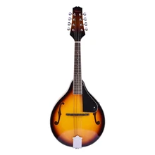 8 струнные акустические мандолины липа Sunburst Музыкальные инструменты