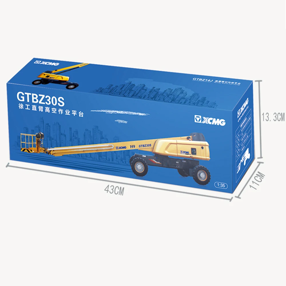 Коллекция 1/35 Литые металлические модели для XCMG Boom Lift модель рабочей платформы