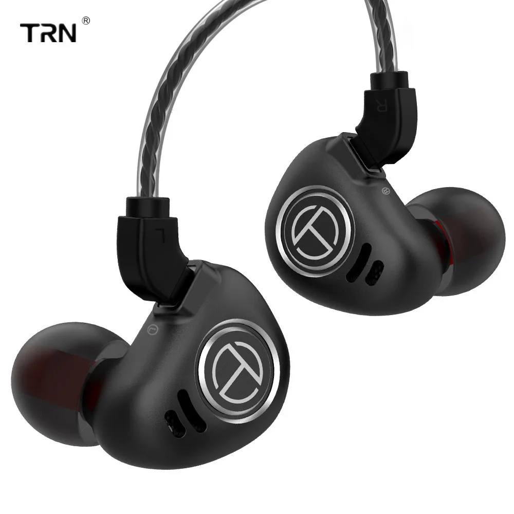 TRN V90 4BA 1DD гибридные металлические наушники вкладыши IEM Hi Fi монитор спортивные для