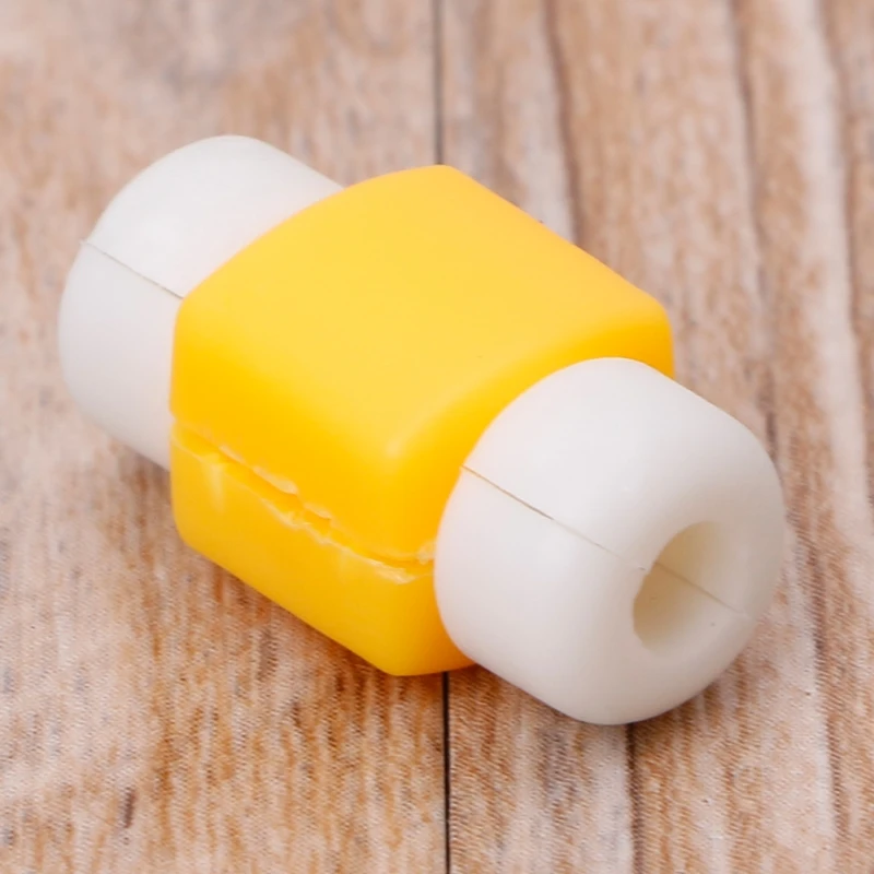 

Plastic Lightning USB Charger Cable Protector Cord Saver Cable Winder Cover 634A