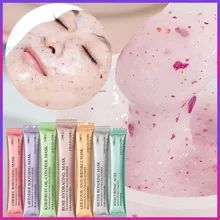 14PCS Jelly Mask Collagen Rose Hyaluronic Acid Soft Mask Powder Face Mask Anti Aging Wrinkle Peel Off Rubber Facial Mask