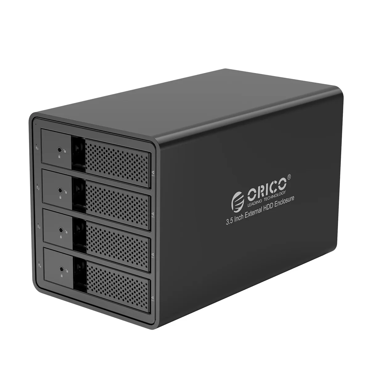 ORICO алюминиевый 4 отсек 3,5 ''USB3.0 HDD док-станция Поддержка 64 ТБ UASP с 150 Вт внутренний адаптер питания SATA к USB 3,0 HDD Чехол