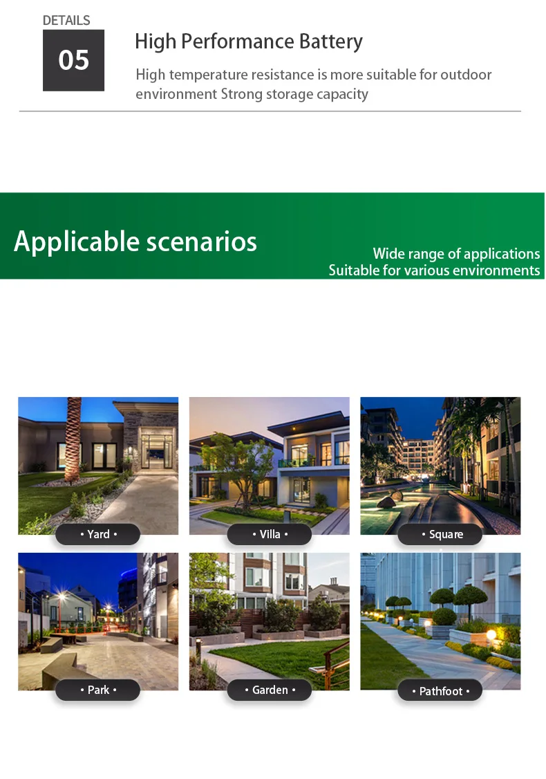 JeeYee Brand Solar Energy Lawn Lamp Led Solar Outdoor Lights Garden Lights Lamps Outdoor Garland Lighting LED Lawn Light Street (13)