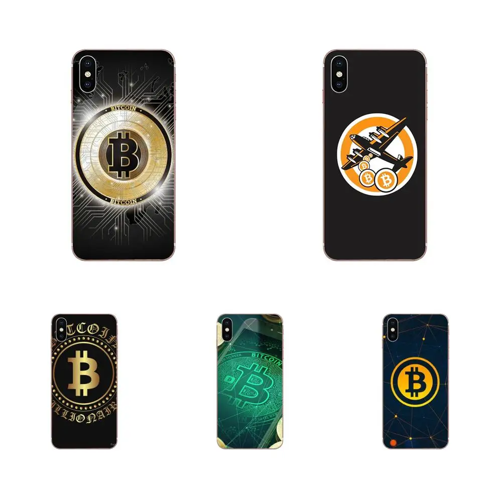Биткоин монеты виртуальная валюта для Xiao mi 3 4 4C 4i 5 5s 5X6 6X8 SE Pro Lite A1 Max x 2 Note красочные