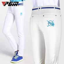 PGM/женские тканевые штаны для гольфа; XS-L брюки; высокая эластичность; спортивная одежда; женские узкие брюки; брюки-карандаш для гольфа и тенниса; однотонные брюки