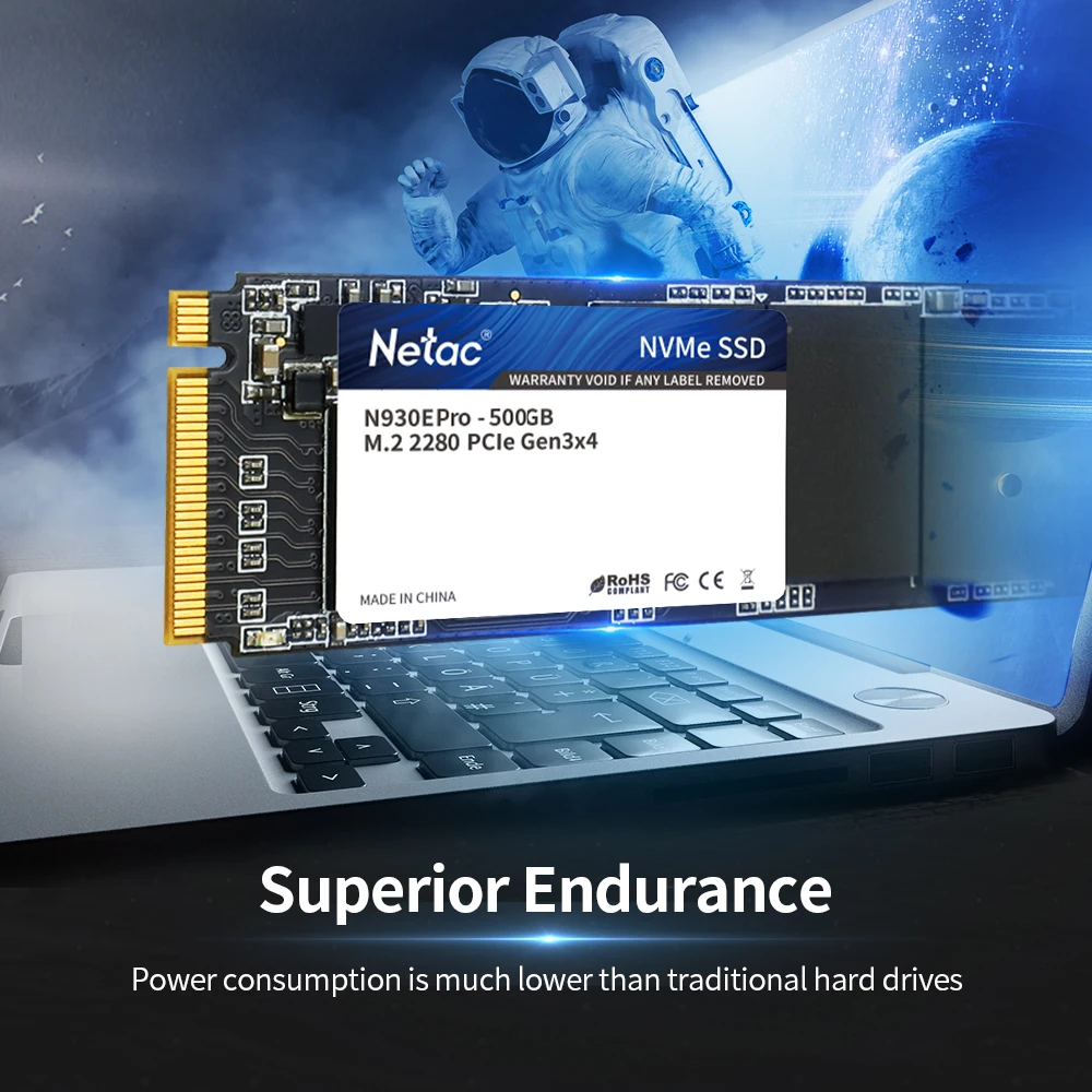 Netac M.2 ssd PCIe NVME SSD M2 1 ТБ 512GB 250GB твердотельный накопитель 2280 nvme внутренний жесткий