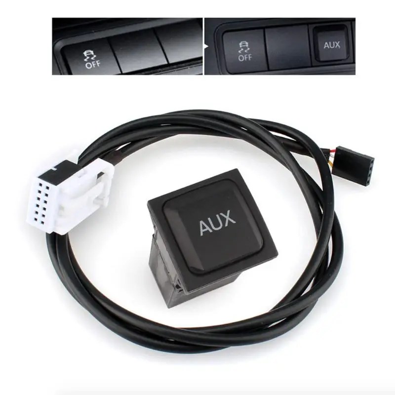 Alerta Redada Brutal Cable de interruptor de Audio USB para coche, accesorio para VW1 Golf GT I  R MK6 MK5 Jetta RCD310 RCD510 _ - AliExpress Mobile