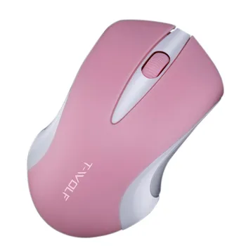 

Pink Q5 Notebook Computer 2.4G Wireless Mouse Office Business Portable Mouse Exquisite Business Mouse