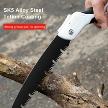 

New Garden Saw Multifunctional Folding Saw Blade Hand Saw Woodworking Cutting Tools SK5 Steel Collapsible Sharp