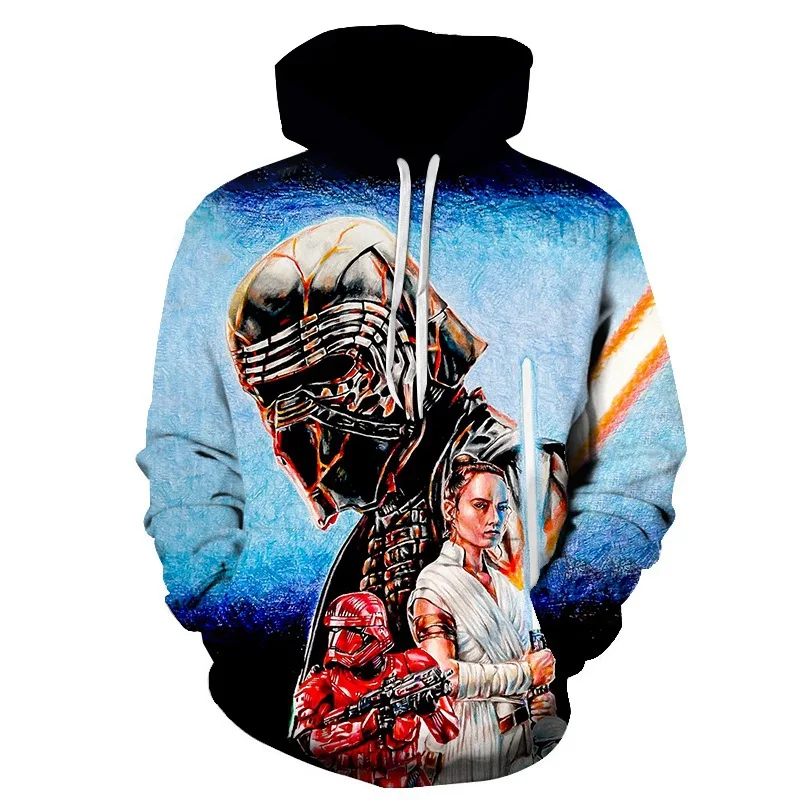 Звездные войны 9 Скайуокер Толстовка свитшоты Kylo Ren толстовки Rey толстовки Звездные войны косплей Скайуокер толстовки