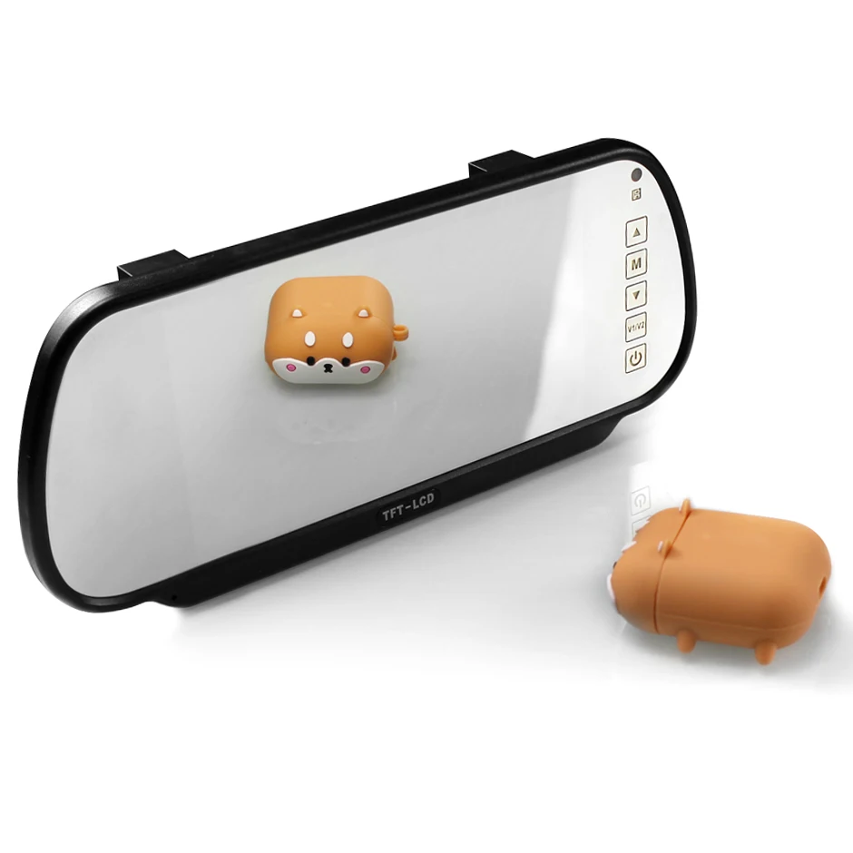 7 inch AHD Car Mirror Monitor 170&deg; 1080P Rear View AHD Camera High Definition Vehicle IPS Full Mirror Display