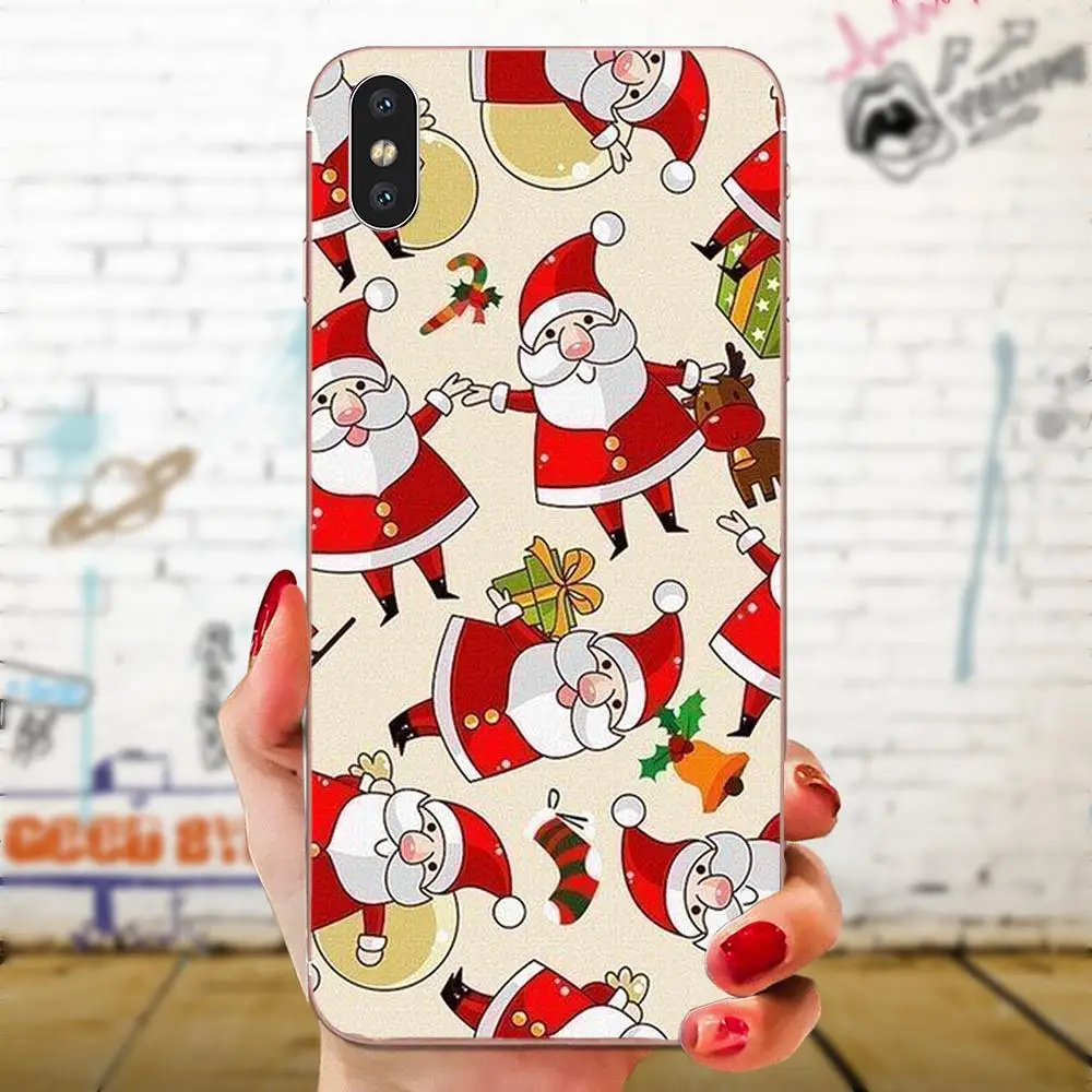 Рождество год дизайн мягких чехлов для мобильных телефонов для htc Desire 530 626 628 630 816 820 830 один A9 M7 M8 M9 M10 E9 U11 U12 жизнь плюс