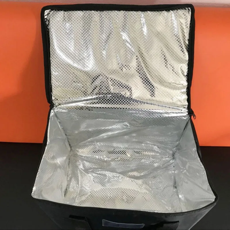 50L Extra Large Cooler Bag Car Ice Pack Insulated Thermal Lunch Pizza Bag Fresh Food Delivery Container