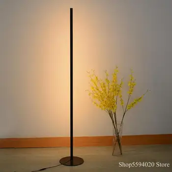

Simple Nordic Minimalist LED Floor Lamps Creative Standing Lamps for Living Room Led Black Metal Luminaria Standing Lamp Lampara