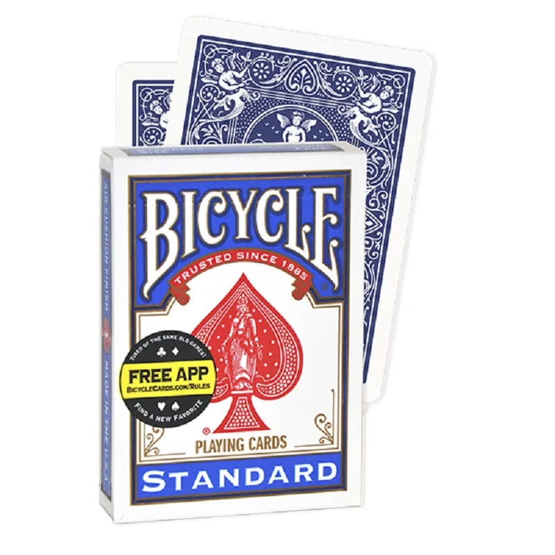 Bicycle Double Rider Back Playing Cards Blue Gaff Deck Magic Card Poker Size Special Magic Props Magic Tricks for Magician puma future rider sandals game on pki37196402 dazzling blue puma white high risk red y