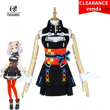 

ROLECOS AI Youtuber Luna Cosplay Costume Kaguya Cosplay Women Costume Halloween