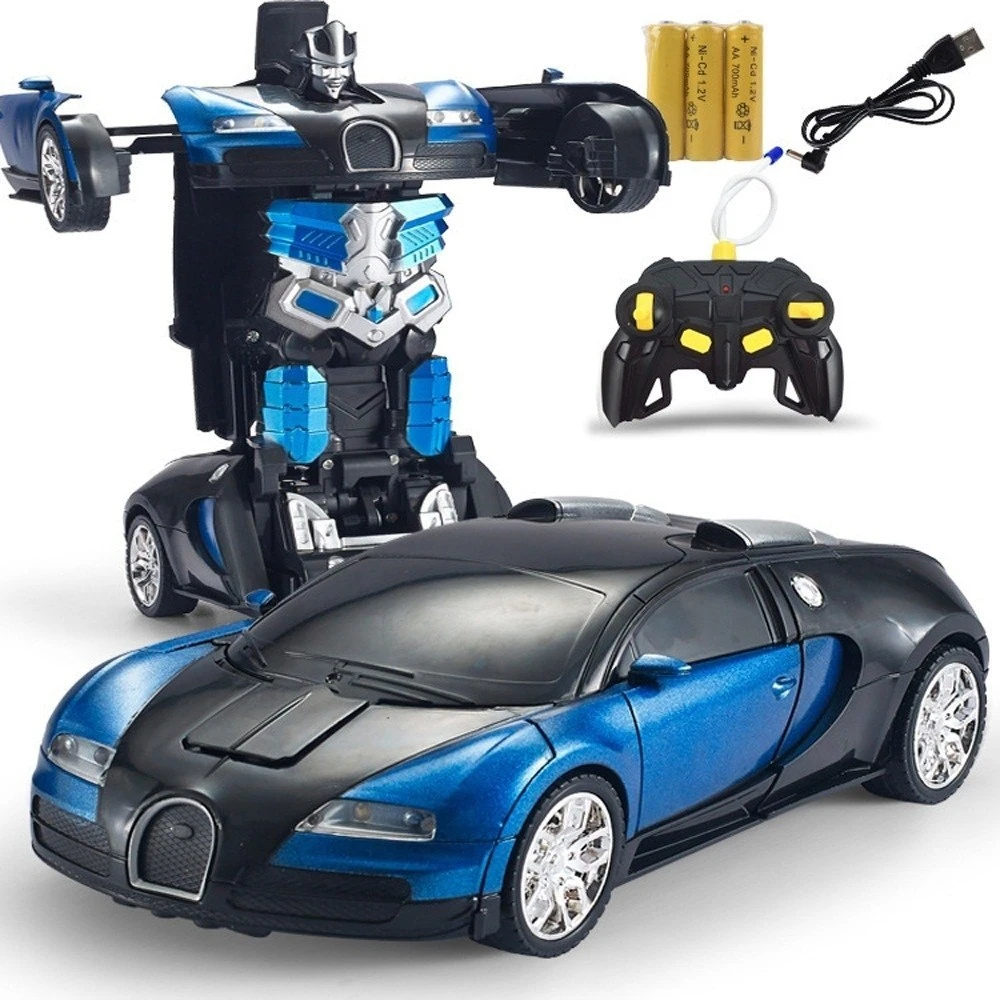 1 18 Remote Control Car One Button Transformer Toy Car Child Boy Electric Transformers Toy Car Rechargeable 2 4g Rc Vehicle Mod Rc Cars Aliexpress