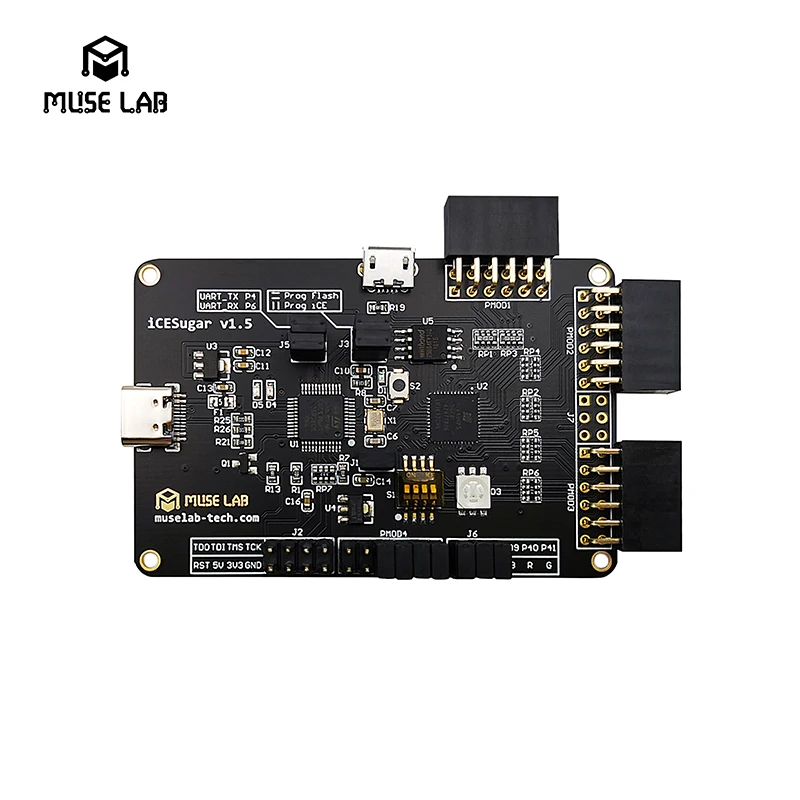 Макетная плата iCESugar FPGA с открытым исходным кодом RISC-V ICE40UP5k | Компьютеры и офис