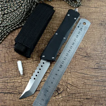 

3.7” 440 Stainless steel Blade S/E Knife Aluminum alloy Handle with nylon pouch Outdoor camping hunting survival Knife