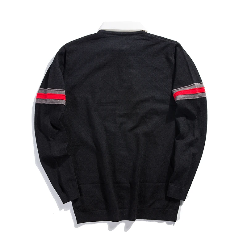 Свитера Erkek Kazak Pull Homme мужские водолазки Maglione Natale осень контрастный полосатый вязаный свитер Hombre пуловер