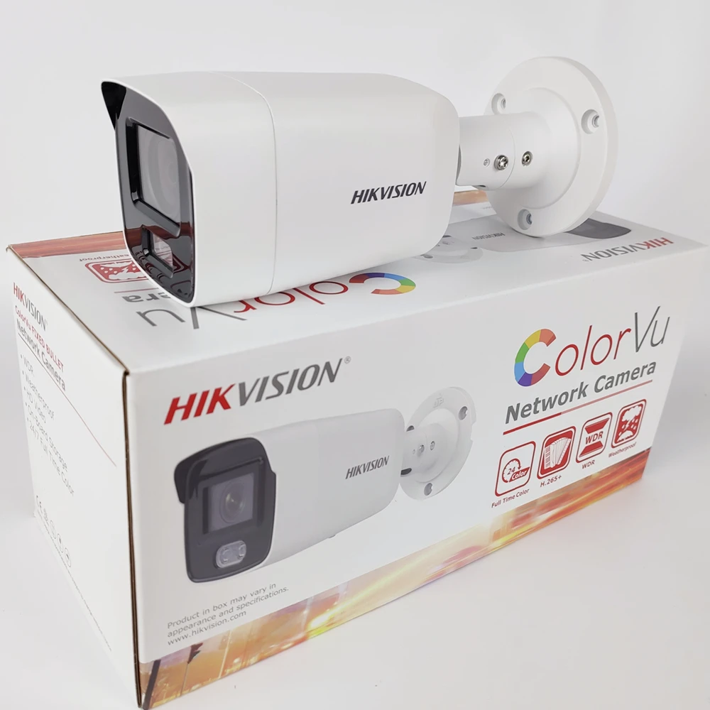 Ip camera Surveillance camera Camera module Original Hikvision With DS-2CD2087G2-LU 4K 8Mp Built-in Microphon ColorVu Fixed Bullet Network Camera