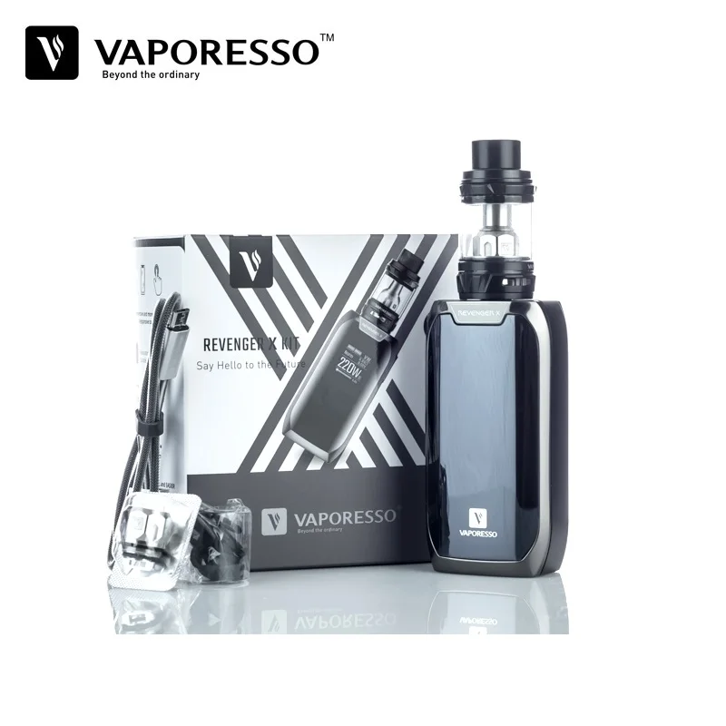 Электронная сигарета Vaporesso Revenger X Kit 220W TC Box Mod 5ML Vape Tank GT Coil электронный