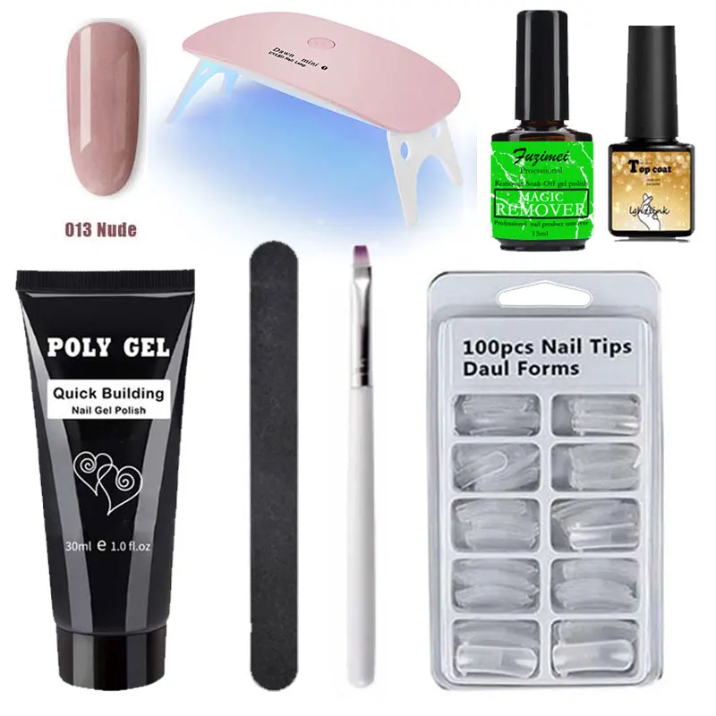 ZH102-013 Limegirl, 30 г, полигель, профессиональный Гель-лак для наращивания ногтей, полигель для нейл-арта, набор полигелевых ногтей, акриловый гель - Цвет: ZH102-013