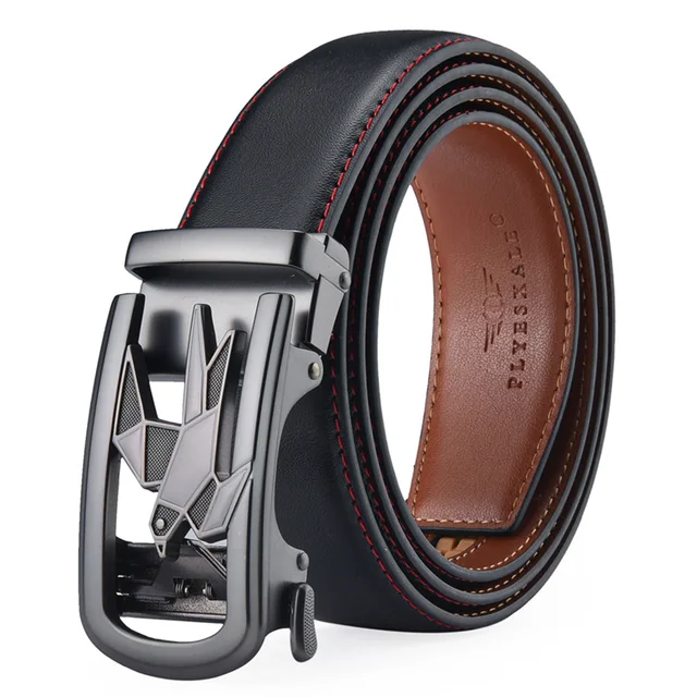 Famous Brand Designer Male Belt New Arrival Brown Black Leather Strap Men's Belts Luxury Automatic Buckle Belts For Men B700 K232S13
