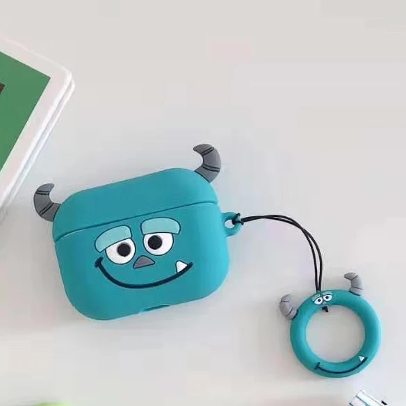 Для Apple Airpods Pro Чехол милые наушники Силиконовый протектор Airpod Pro Чехол Funda Coque Air Pods Airpods 3 чехол s - Цвет: AP3-LJL-BLUE