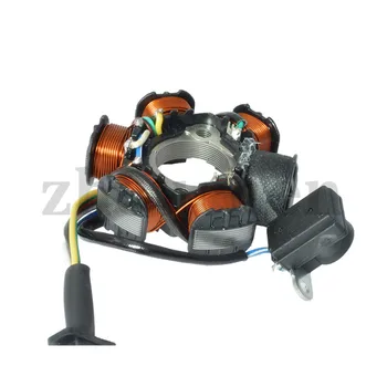 

Motorcycle 5 Wire 6 Pole Full Wave AC For GY6-125 152QMI 157QMJ Magneto Stator Coil Generator Scooter Moped ATV Dirt Bike Taotao