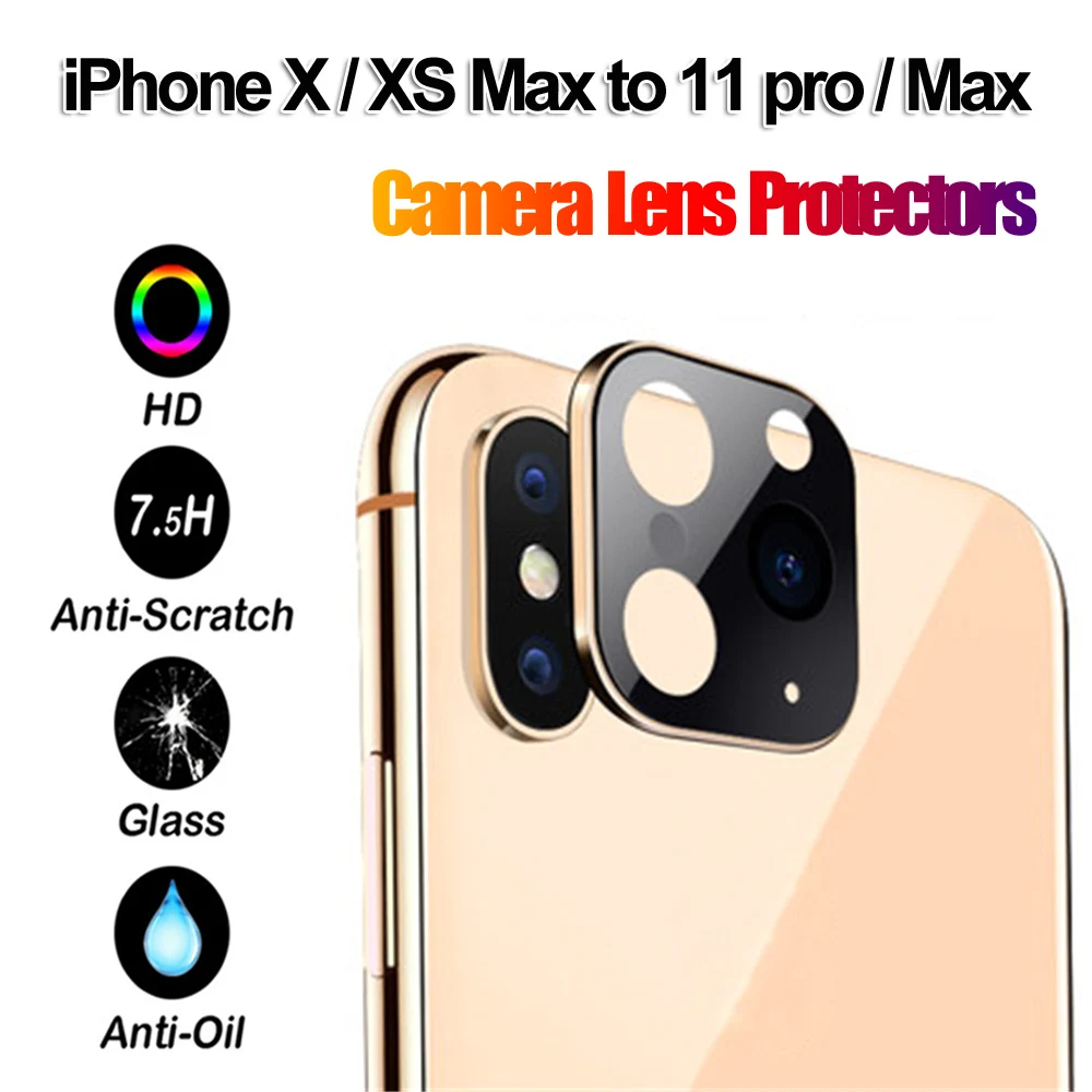 Поддельная камера для iPhone X для iPhone 11 Pro изменение объектива Защита экрана для iPhone XS Max для iPhone 11 Pro Max чехол наклейка