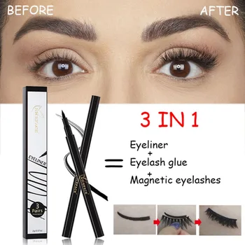

No Glue No Magnet Quickly Stick False Eyelashes Quick-drying Black Waterproof Eyeliner Viscous Eyeliner Magic Eyeliner