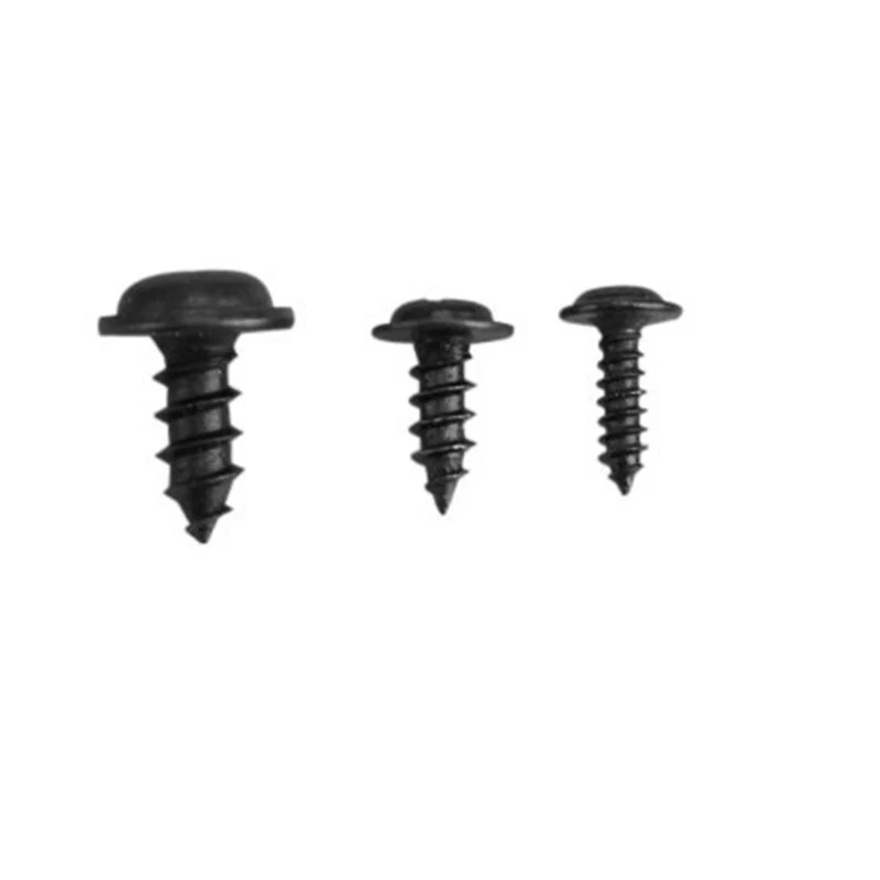 340 Pcs Black Flat Round Head Drywall Flange Self Tapping Screws Bolt Phillips With Assortment Box For For handyman, Diy, Crafts