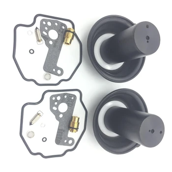 

Motorcycle Carburetor Vacuum Diaphragm Carb Repair Kit for Yamaha XV535 XV Virago 535 Gasket Float Needle Parts