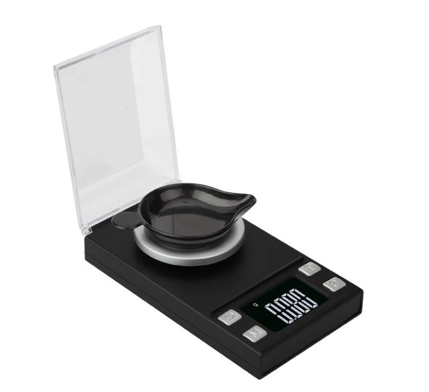 100g/0.001g Electronic Scales 0.001 LCD Digital Scale Jewelry Medicinal Herbs Portable Lab Weight Milligram Scale