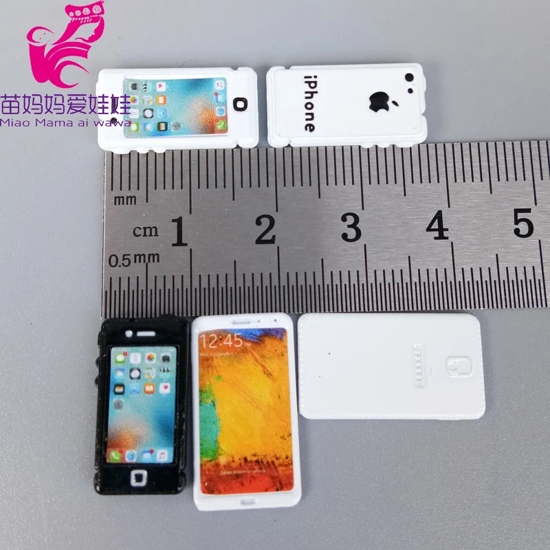 Mini Phone Mobile Laptop for 1/12 1/8 Bjd Doll Barbie 25 Hbe02409bda534f59827d0272712719599