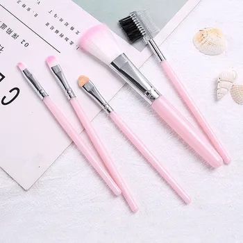 

5pcs Professional Makeup Brushes Powder Eyeshadow Eyelash Cheek Brush Set Cosmetic Tool