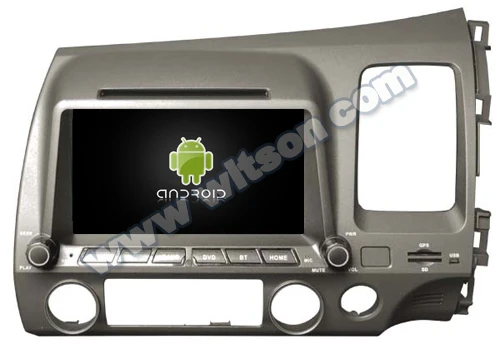 7 &quotAndroid 10 OS автомобильный DVD Мультимедиа gps радио для Honda Civic 2006-2011 правый руль с