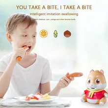 Высокое качество, милый дерзкий говорящий хомяк, мимическая мышь, Плюшевые рождественские игрушки, говорящий звук, запись, подарки для детей, малышей# g3