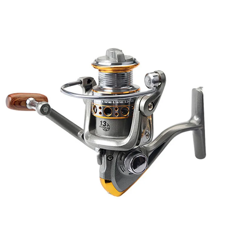  Spinning Fishing Reel 1000-6000 No Gap Metal Spool Wheels Peche Spinning Reel High Speed 5.2:1 Whee