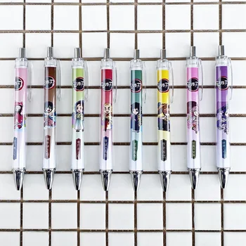 

1PCS Anime Demon Slayer Kimetsu No Yaiba Kamado Tanjirou Figure Patterb Neutral Erasable Pen Kawaii Gel Pen Kids Stationery Gift