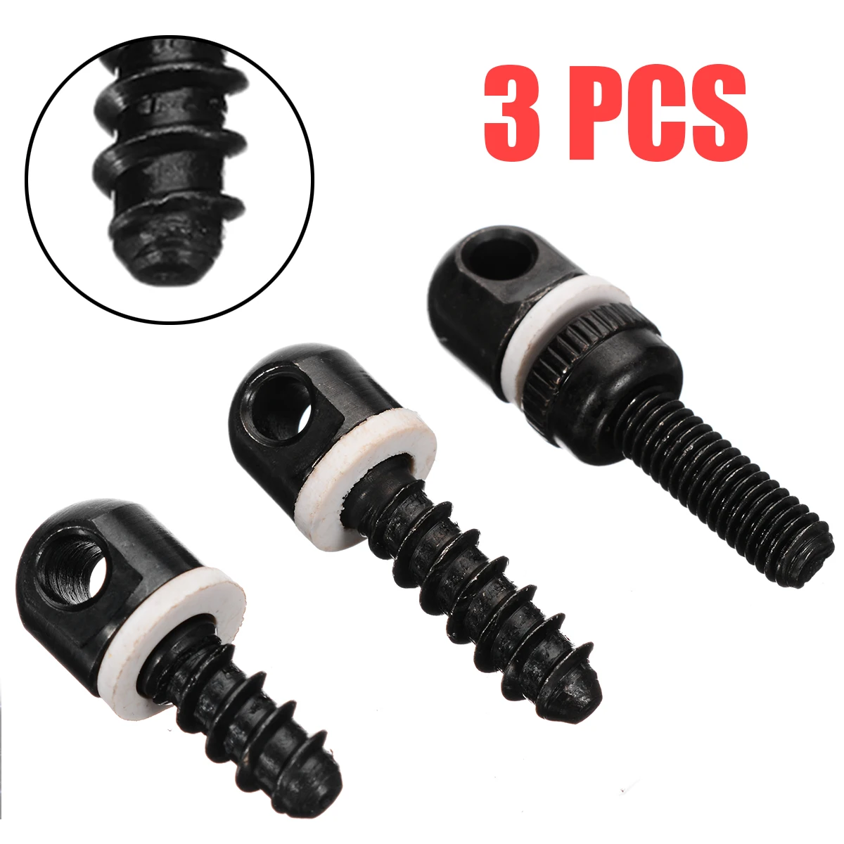 

Mayitr 3Pcs/set Sling Swivel Studs Mounting Screw Kit for Rifles Swivel Stud Base Hunting Tools Accessories
