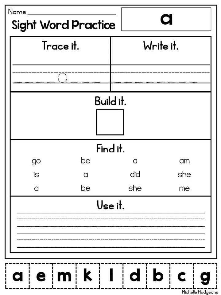 40 Adet Sightword Uygulama Kagit Kitap Okul Oncesi Ingilizce Ev