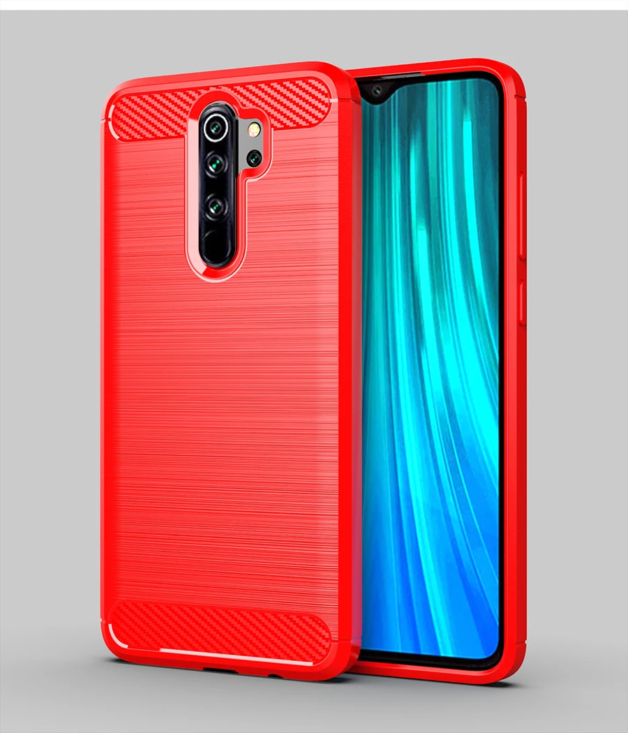 Чехол для Xiaomi Redmi Note 8 Pro Чехол Redmi Note 8 Pro из углеродного волокна TPU противоударный чехол Роскошный Xiomi Note8 чехол s Global 8T