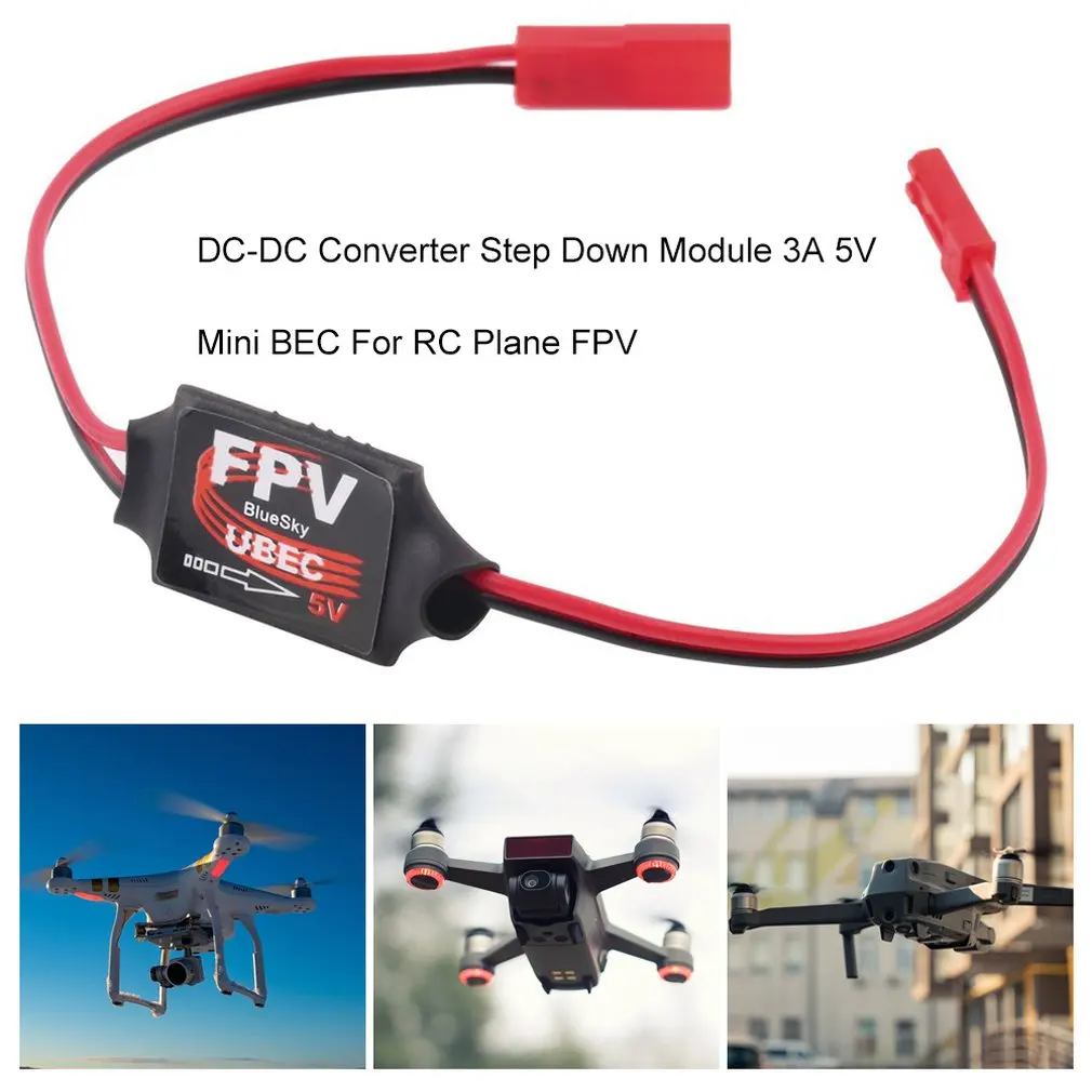 Высокое качество Портативный DC конвертер понижающий модуль 3A 5V Мини BEC для RC