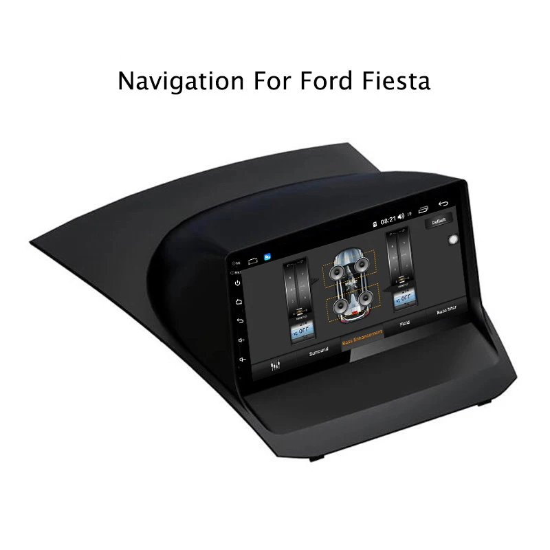 Ectwodvd 9 дюймов Andriod 8,1 автомобильный DVD gps для Ford Fiesta 2009- 4G ram 64G rom CarPlay DSP 4G LTE с wifi