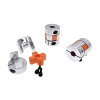 D25L30 shaft coupler Flexible Jaw Spider Plum Coupling Shaft Coupler 6.35/8/9.5/10/12mm stepper motor coupling 2