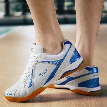 

Unisex Professional Badminton Sneakers Rubber Bottom Table Tennis Shoes Volleyball Pingpong Sports Trainers Breathable Shoes