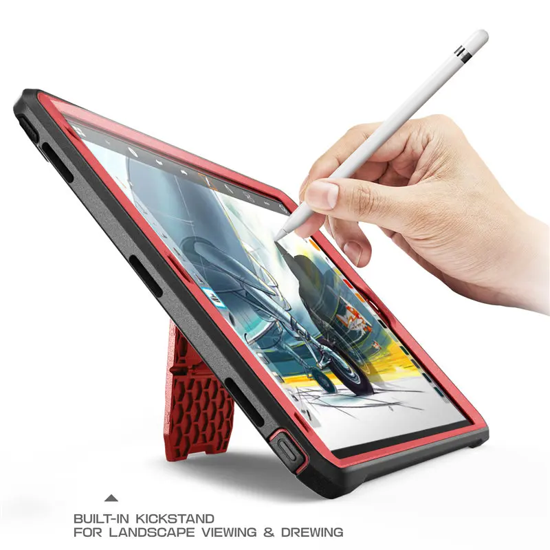 Capa protetora para ipad, estojo resistente com