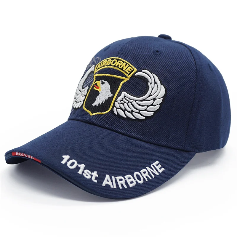 KUNBKANG НОВАЯ шапка Тактическая Военная Кепка США мужские кепки Snapback Casquette Homme Air Force Trucker кепка Snapback Мужская кепка - Цвет: navy blue